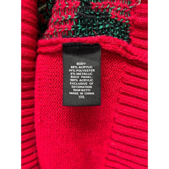 33 Degrees Women's Ugly Christmas Sweater  Holiday Party Novelty Knit XXL NWT - Picture 10 of 14